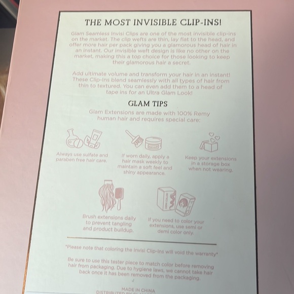 β€οΈππ»πΉβ’π GLAM SEAMLESS x Invisi Clips πβ’πΉβ€οΈππ» - Picture 4 of 8